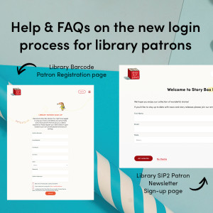 Help & FAQs on the new login process for library patrons